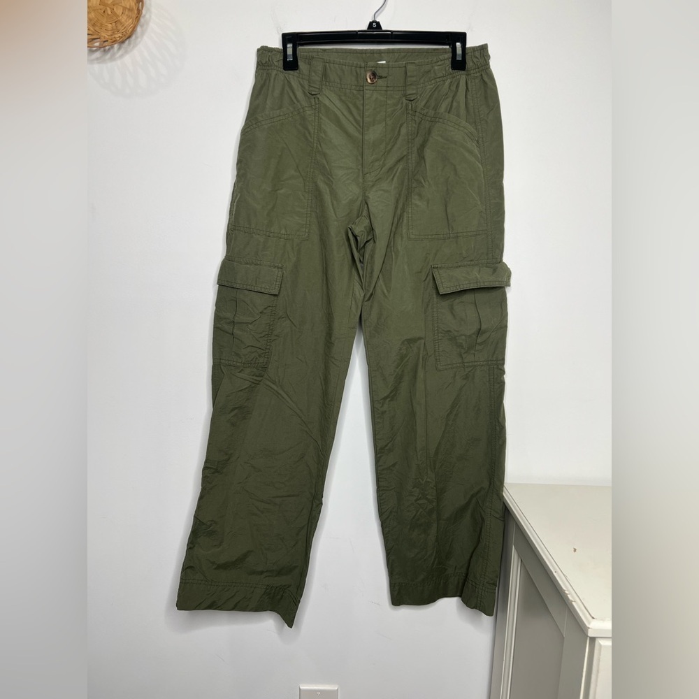 Old Navy Wide Leg Pants With Cargo Pockets Women’s Size Small